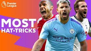 HAT-TRICK HEROES! Players with MOST hat-tricks in Premier League history | Henry, Aguero & Kane