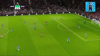 Manchester United vs Brighton LIVE | Premier League 22/23 - GAMEPLAY PES 2021