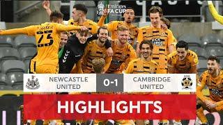 Joe Ironside Upsets The Magpies | Newcastle United 0-1 Cambridge United | Emirates FA Cup 2021-22