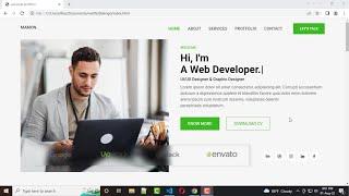 How to Create a Personal  Portfolio Website Using HTML CSS And JavaScript in  2022 Step-By-Step