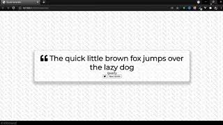 Quote Generator - HTML CSS JavaScript Project Tutorial