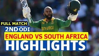 2ND ODI Match | England Vs South Africa Full Highlights 2023 | ENG VS SA | Today Match