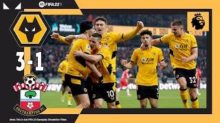 Wolves vs Southampton 3-1 | All Goals & Highlights | Premier League 2021/22 | Matchday 22