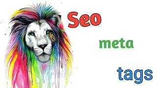 Html Seo With Meta Tag Seo Tutorial For Beginners Meta Tag In html5 What is Seo Meta Tag