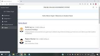 College Assignment Management System || Python Django Project || Django Major Project