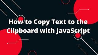 JavaScript Tutorial in Hindi #112 How to Copy Text to the Clipboard with JavaScript