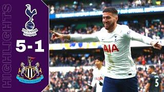 Tottenham vs Newcastle 5-1 Highlights & Goals | Premier League 2021/2022