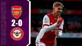 Arsenal vs Brentford 2-0 | Premier League 2021-22 | Epl Highlights Today | Pes 21 Gameplay