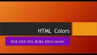 A Complete Guide to HTML Colours | HTML Tutorial in hindi / urdu