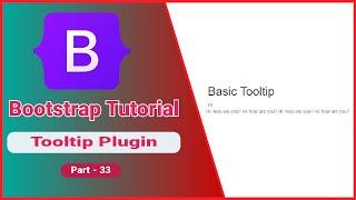 bootstrap tooltip plugin | bootstrap tooltip plugin example | part 33