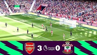 Arsenal vs Southampton 3-0 | Premier League 2021/22 | Match Highlights