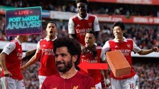 Arsenal vs. Liverpool Post Match Analysis LIVE | Salah ROAST SESSION, Arsenal Challenge City?