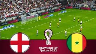 England vs Senegal LIVE | FIFA World Cup Qatar 2022 | Watch Along & PES 21 Gameplay