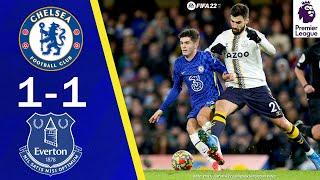 Chelsea vs Everton 1-1 | All Goals & Highlights | Premier League 2021/22 | Matchday 17