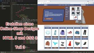 Online Shop Template Design mit HTML 5 und CSS 3   Tutorial   Teil 3