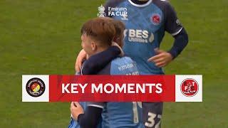 Ebbsfleet United v Fleetwood Town | Key Moments | Second Round | Emirates FA Cup 2022-23