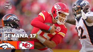 Denver Broncos vs. Kansas City Chiefs | Semana 17 NFL 2022 | Resumen Highlights | 1 Ene, 23