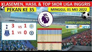 HASIL LIGA INGGRIS MALAM INI~TOTTENHAM VS LEICESTER CITY~KLASEMEN LIGA INGGRIS 2022 TERBARU HARI INI