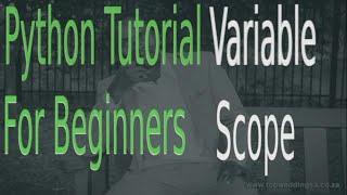 Python Tutorial For Beginners | Variable scope #jtdevs #python