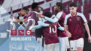 PREMIER LEAGUE 2 HIGHLIGHTS | WEST HAM UNITED 3-2 BRIGHTON & HA