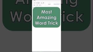 Most amazing Trick in Microsoft Word | Convert Number into Words | No VBA | #shorts