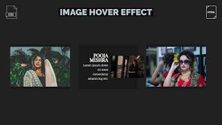 Simple And Easy Image Hover Effect Using By HTML5 And CSS3 | Image Hover Effect | CodeExpress