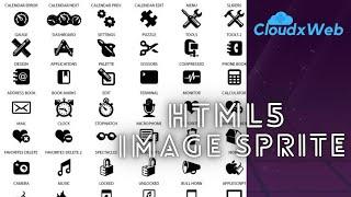 #14 HTML5 CSS3 BOOTSTRAP | Image Sprite | and Html Parser | Load one image