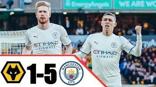 Wolves Vs Manchester city 1-5 All Goals & Highlights Premier league 2022HD