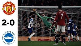 Manchester United vs Brighton 2-0 Highlights | Premier League - 2022 Cristiano Ronaldo Goals