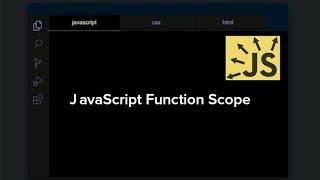 Function Scope - JavaScript Tutorial #Shorts #Romeo