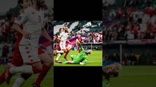 Denmark vs Tunisia Highlights Moment #shorts #football #worldcup #futebol #qatar #qatar2022