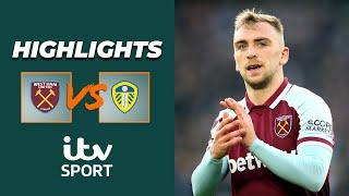 HIGHLIGHTS | Manuel Lanzini and Jarrod Bowen fire West Ham past Leeds | FA Cup 3rd Round