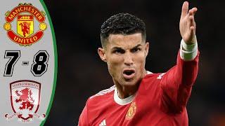 Manchester United vs Middlesbrough 1-1 (pen.7-8) - Highlights & Goals Resumen & Goles 2022 HD