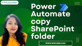 How to copy SharePoint folder in Power Automate