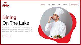 Responsive Food And Restaurant Website Using Bootstrap 5 | Bootstrap 5 Responsive Website Design