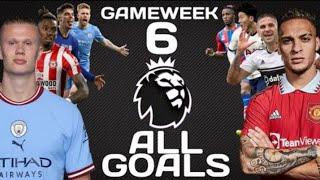 Premier league Matchday  6 All goals and Highlights  - 2022/2023