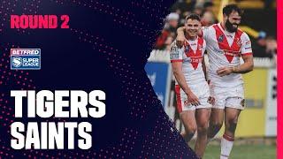 Highlights | Castleford Tigers v St Helens Round 2, 2023 Betfred Super League