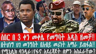 ZeEthiopia |????ሰበር በ 3 ቀን መቀሌ የመግባት አዲስ ዘመቻ!!|#fetadaily#zehabesha#abelbirhanu#abiyahmed#jawar#zeme