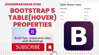 How to make table using bootstrap | Bootstrap Tutorial #html #css #bootstrap #table