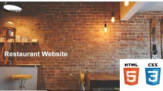 HOW TO BUILD A RESTURANT WEBSITE IN HTML AND CSS FOR BEGINNERS TUTORIAL 2022 | DEVINSHAL