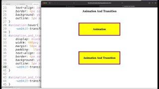 Advanced HTML5 Tutorial -  22 - Animation And Transition.