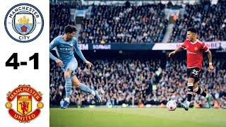 Manchester City vs Manchester United 4-1 Highlights | Premier League - 2022 Kevin De Bruyne Goals