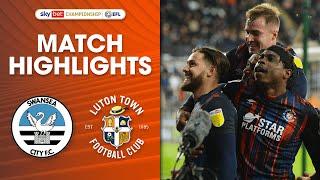 Swansea City 0-1 Luton Town | Championship Highlights