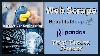 Python Web Scrape in Data-Driven Engineering