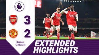 Arsenal × Man United ■ Premier League 2022/23 | Extended Goals & Highlights HD