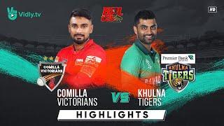 Khulna Tigers vs Comilla Victorians | Match 27 | Highlights | BPL 2023