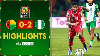 Nigeria score twice to cruise through group stages! | Guinea-Bissau 0-2 Nigeria | AFCON Highlights