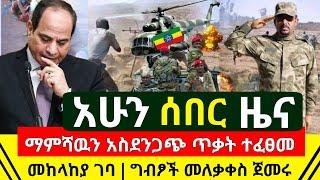 ሰበር መረጃ - ማምሻዉን ሌላ አስደንጋጭ ዜና ጥቃት ተፈፀመ መከላከያ ቦታዉ ደረሰ በርካቶች አለቁ | ግብፆች ማለቃቀስ ጀመሩ ጉድ ተሰማ | Abel Birhanu