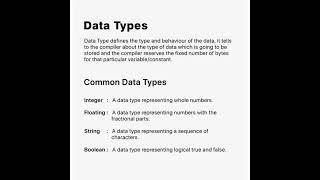 Data Type | c language tutorial for beginners | c language | c language in hindi | #shorts