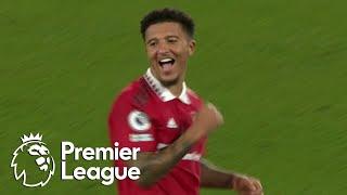 Jadon Sancho eases Manchester United in front of Leicester City | Premier League | NBC Sports